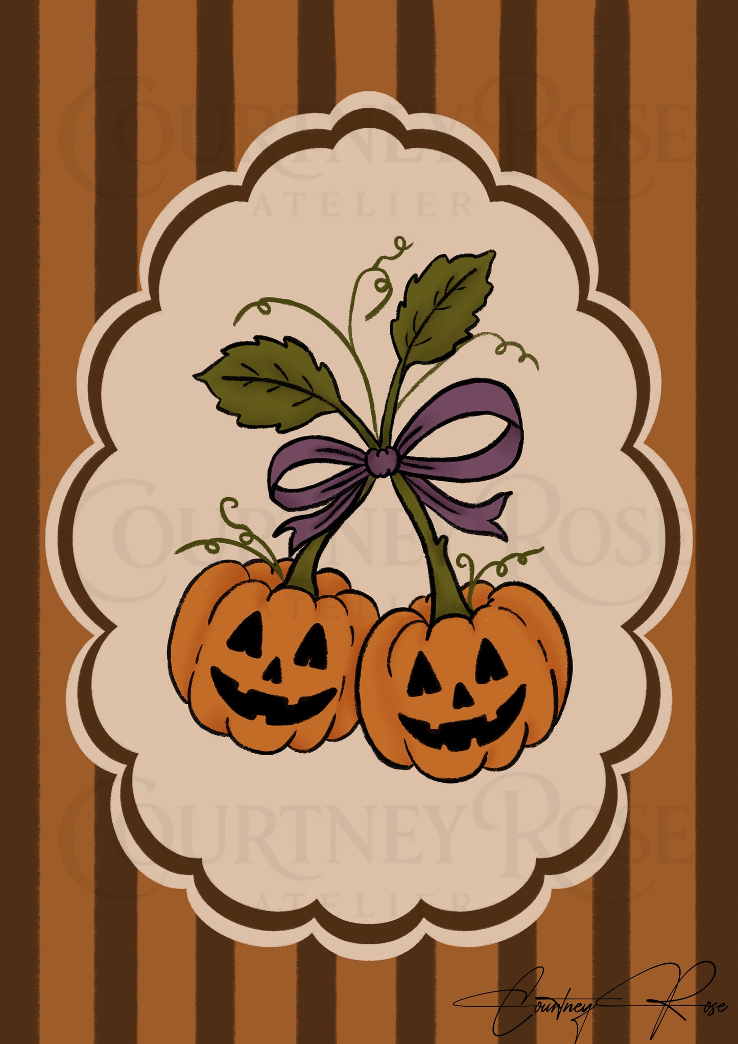 "Trick or Treat" | Halloween Illustration Print