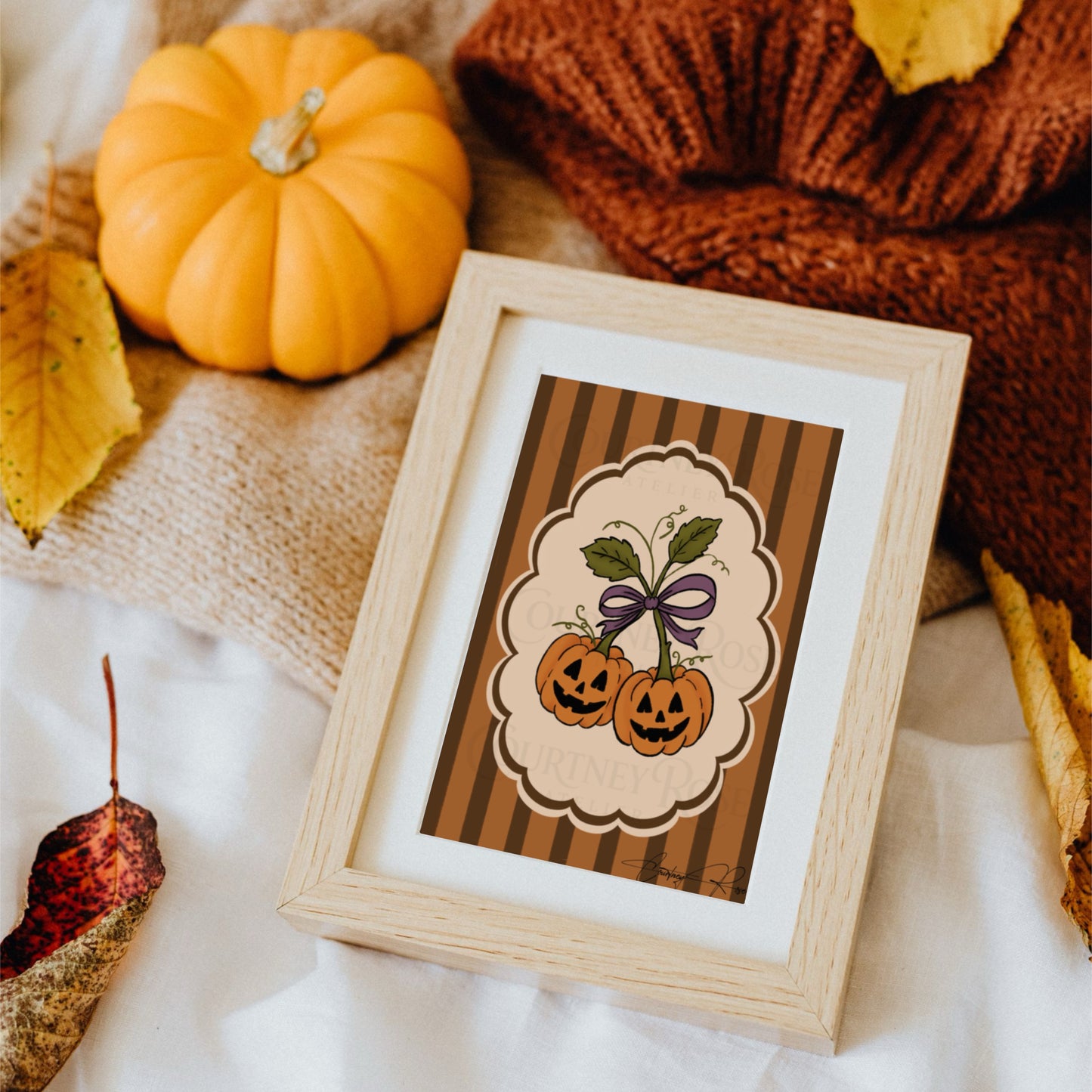"Trick or Treat" | Halloween Illustration Print