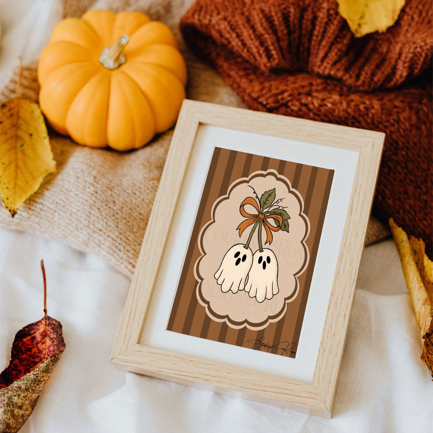 "Haunting Around" | Halloween Illustration Print