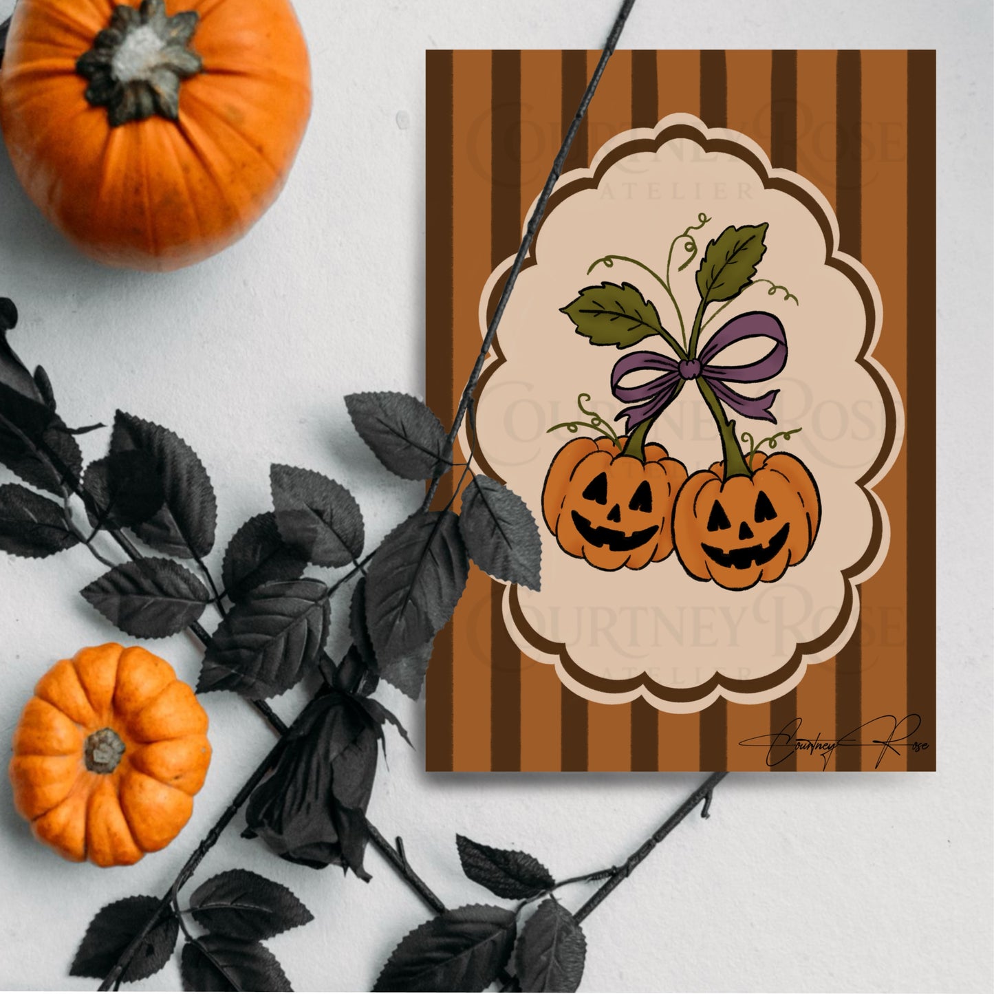 "Trick or Treat" | Halloween Illustration Print