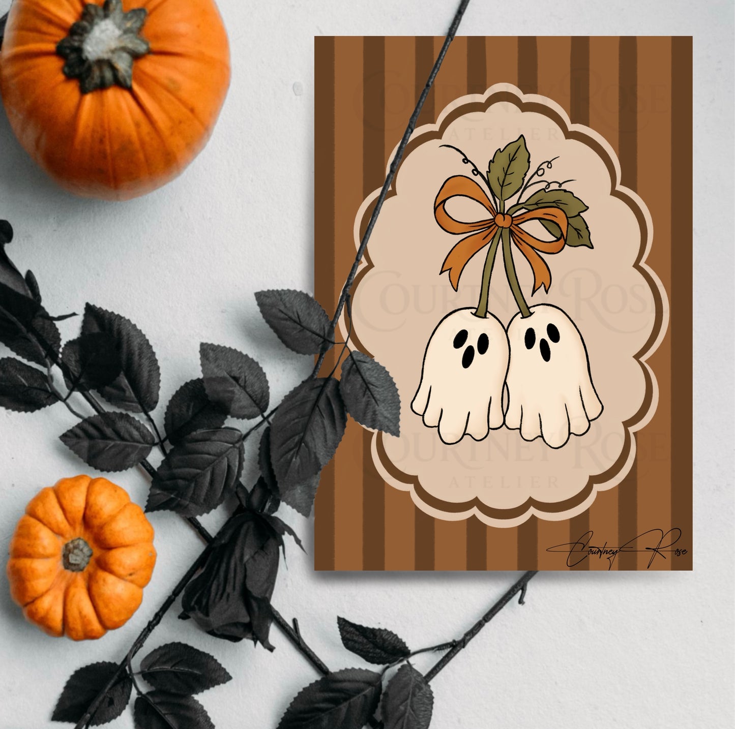 "Haunting Around" | Halloween Illustration Print