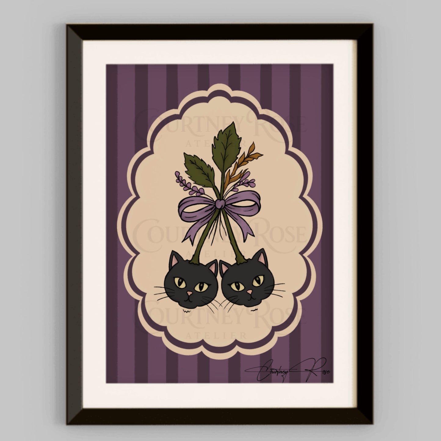 "Black Magic" | Halloween Illustration Print