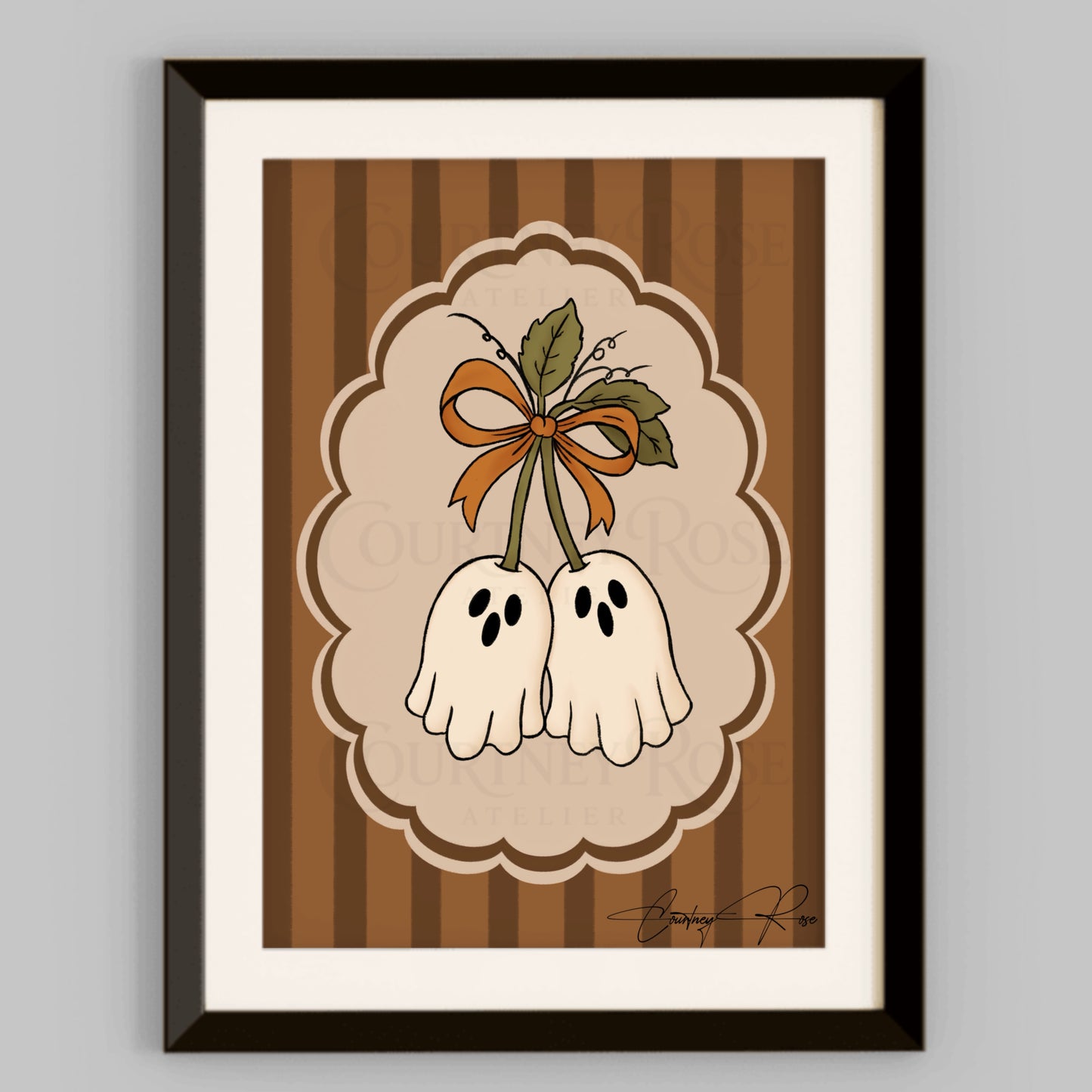 "Haunting Around" | Halloween Illustration Print